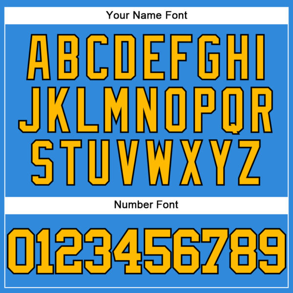 Custom Electric Blue Gold-Black Authentic Baseball Jersey