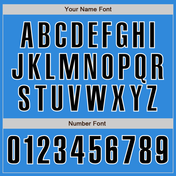 Custom Electric Blue Black-White Authentic Baseball Jersey