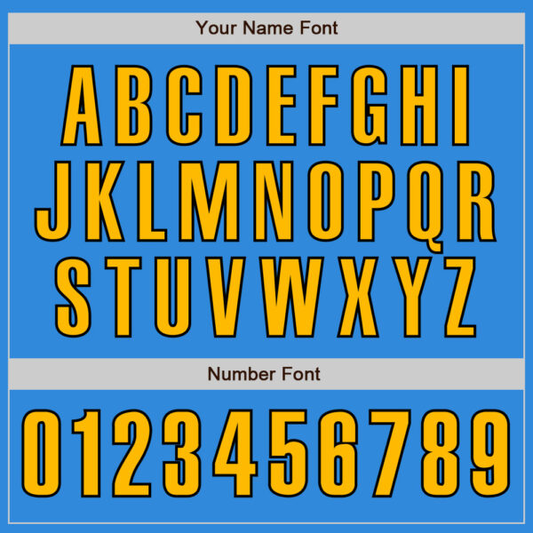 Custom Electric Blue Gold-Black Authentic Baseball Jersey