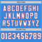 ElectricBlue0141-3 Custom Powder Blue White-Red Mesh Authentic Throwback Football Jersey