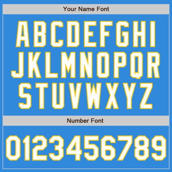 Custom Electric Blue White-Yellow Authentic Baseball Jersey