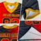 FQ24102537 Custom Black Red-Old Gold Authentic Gradient Fashion Football Jersey
