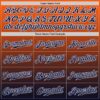 Custom Orange Navy-White Authentic Fade Fashion Baseball Jersey