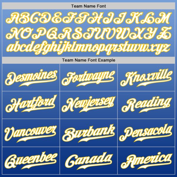 Custom Light Blue White-Royal Authentic Fade Fashion Baseball Jersey