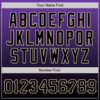 Custom Purple Black-Cream Authentic Fade Fashion Baseball Jersey