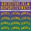 Custom Purple Gold-Kelly Green Authentic Fade Fashion Basketball Jersey