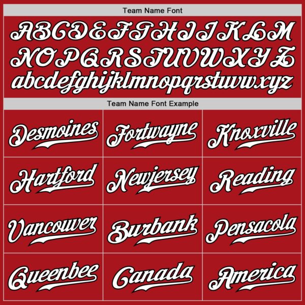 Custom Red White-Black Authentic Fade Fashion Baseball Jersey