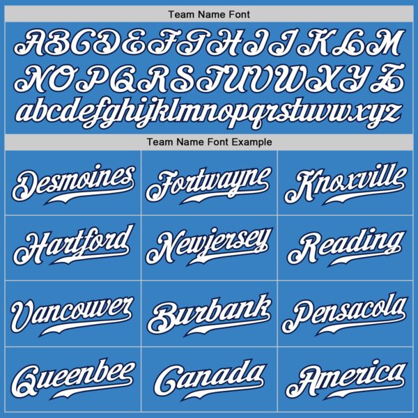 Custom Powder Blue White-Navy Authentic Fade Fashion Baseball Jersey