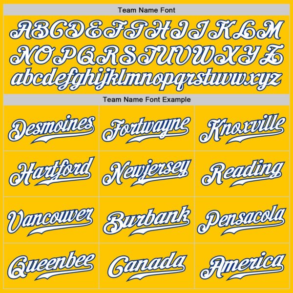 Custom Yellow White-Royal Authentic Fade Fashion Baseball Jersey