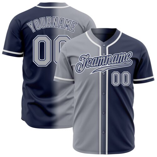 FadeFashion0169_1b0e92e2-1edf-4448-b0da-189ba070e67c Custom Navy Gray-White Authentic Gradient Fashion Baseball Jersey