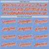 Custom Light Blue Orange-White Authentic Gradient Fashion Baseball Jersey