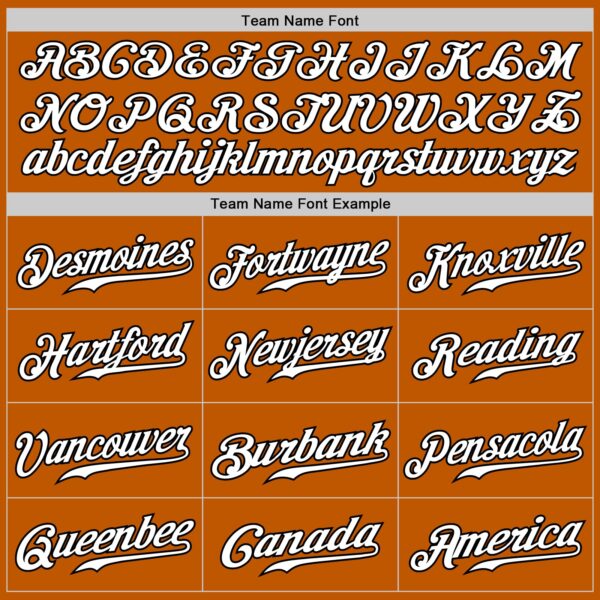 Custom Texas Orange White-Black Authentic Fade Fashion Baseball Jersey