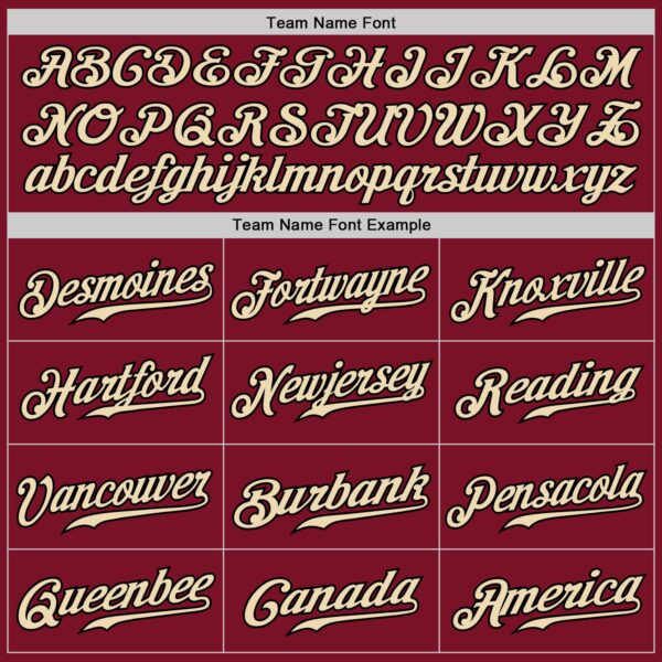 Custom Crimson Cream-Black Authentic Fade Fashion Baseball Jersey