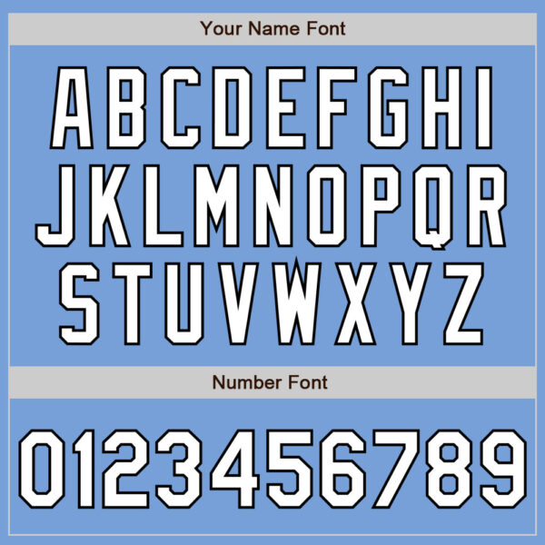 Custom Light Blue White-Black Authentic Fade Fashion Baseball Jersey