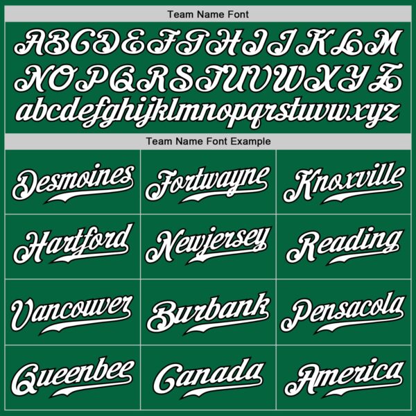 Custom Kelly Green White-Black Authentic Fade Fashion Baseball Jersey