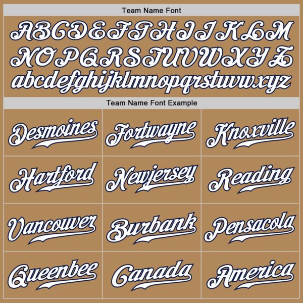 Custom Old Gold White-Navy Authentic Fade Fashion Baseball Jersey