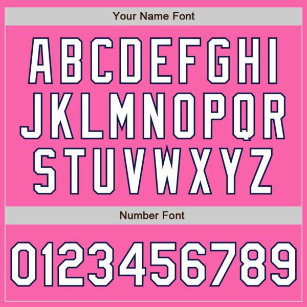 Custom Pink White-Navy Authentic Fade Fashion Baseball Jersey