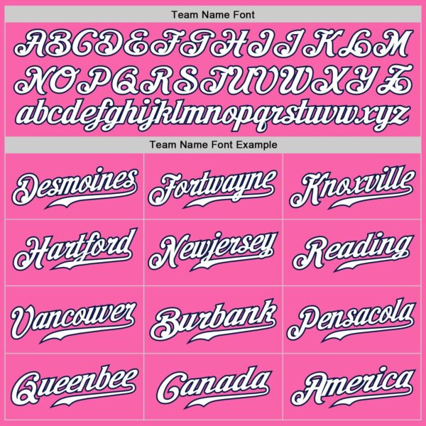 Custom Pink White-Navy Authentic Fade Fashion Baseball Jersey