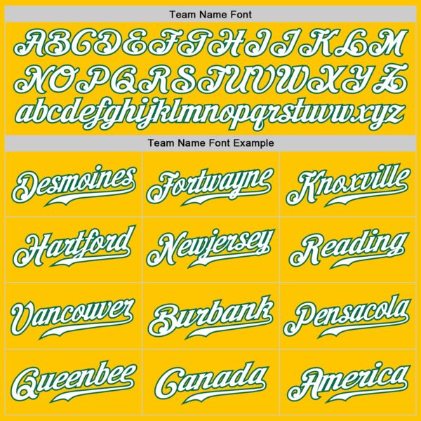 Custom Yellow White-Kelly Green Authentic Fade Fashion Baseball Jersey