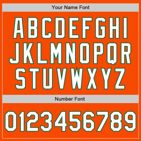 Custom Orange White-Kelly Green Authentic Fade Fashion Baseball Jersey