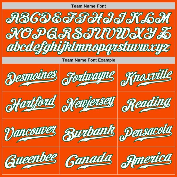 Custom Orange White-Kelly Green Authentic Fade Fashion Baseball Jersey