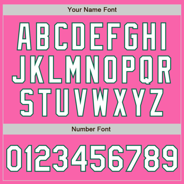 Custom Pink White-Kelly Green Authentic Fade Fashion Baseball Jersey