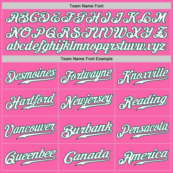 Custom Pink White-Kelly Green Authentic Fade Fashion Baseball Jersey