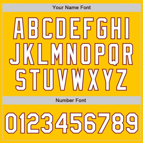 Custom Yellow White-Crimson Authentic Fade Fashion Baseball Jersey