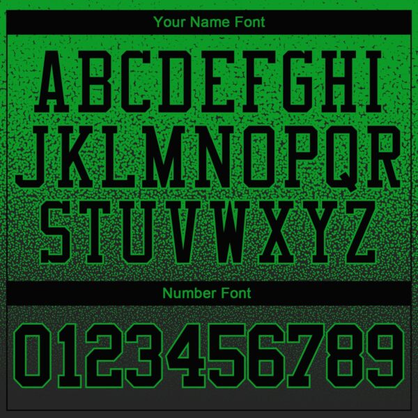 Custom Stitched Grass Green Black Fade Fashion Sports Pullover Sweatshirt Hoodie