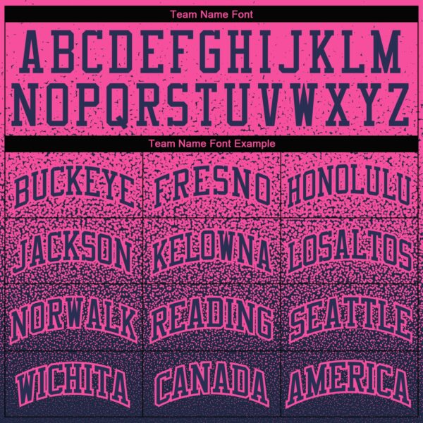 Custom Stitched Pink Navy Fade Fashion Sports Pullover Sweatshirt Hoodie