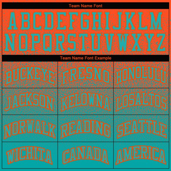 Custom Stitched Orange Aqua Fade Fashion Sports Pullover Sweatshirt Hoodie