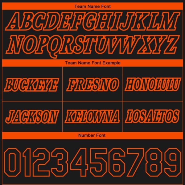 Custom Black Orange Pinstripe Fade Fashion Authentic Basketball Shorts