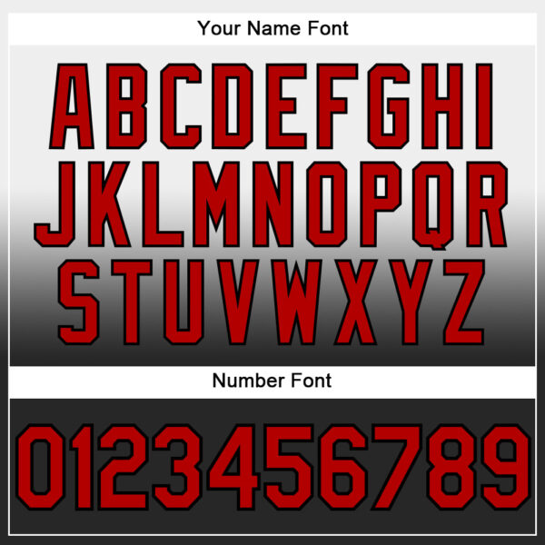 Custom Stitched White Red-Black Fade Fashion Sports Pullover Sweatshirt Hoodie