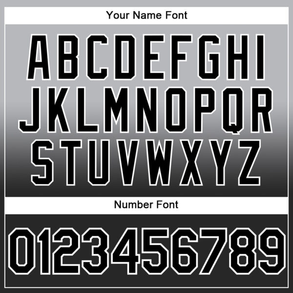 Custom Stitched Gray Black-White Fade Fashion Sports Pullover Sweatshirt Hoodie