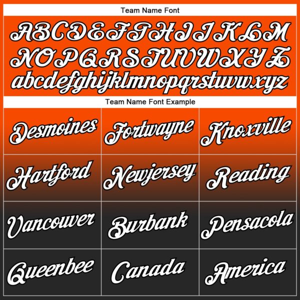 Custom Stitched Orange White-Black Fade Fashion Sports Pullover Sweatshirt Hoodie