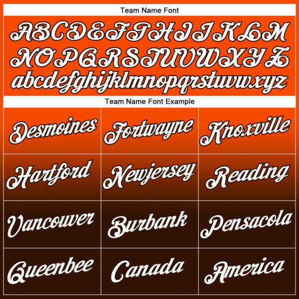 Custom Stitched Orange White-Brown Fade Fashion Sports Pullover Sweatshirt Hoodie