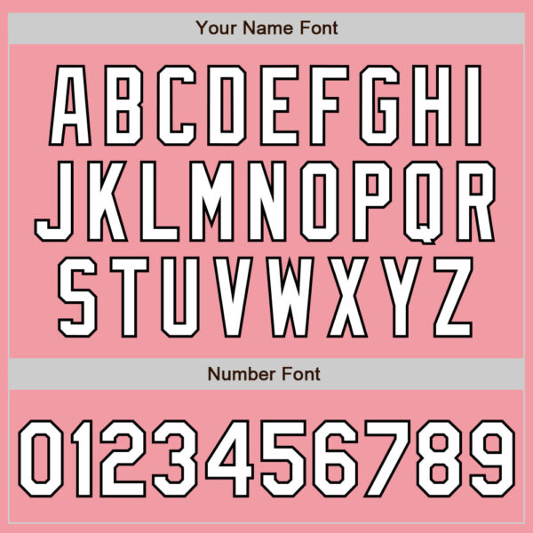 Custom Medium Pink Pinstripe White-Black Authentic Fade Fashion Baseball Jersey