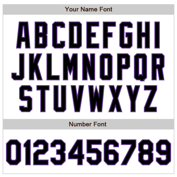 Custom White Pinstripe Black-Purple Authentic Fade Fashion Baseball Jersey