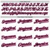 Custom White Pinstripe Black-Pink Authentic Fade Fashion Baseball Jersey