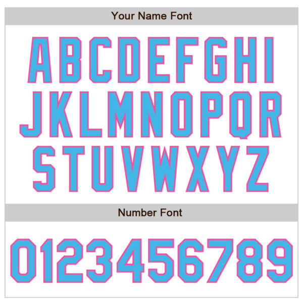 Custom White Pinstripe Sky Blue-Pink Authentic Fade Fashion Baseball Jersey