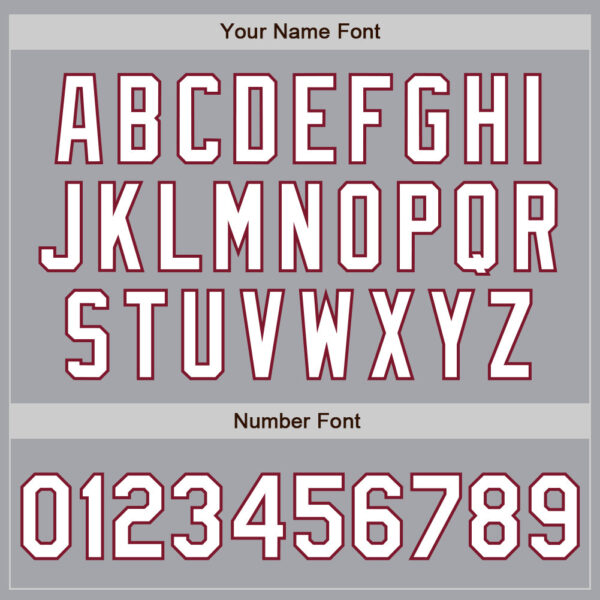 Custom Gray Pinstripe White-Crimson Authentic Fade Fashion Baseball Jersey