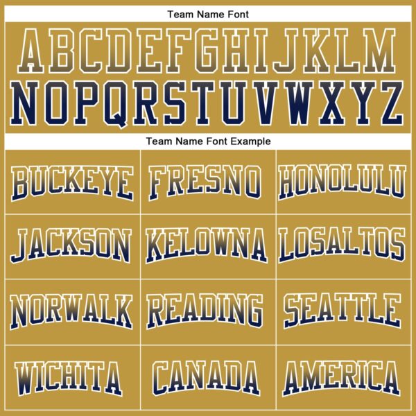 Custom Stitched Old Gold Navy-White Fade Fashion Arrow Sports Pullover Sweatshirt Hoodie