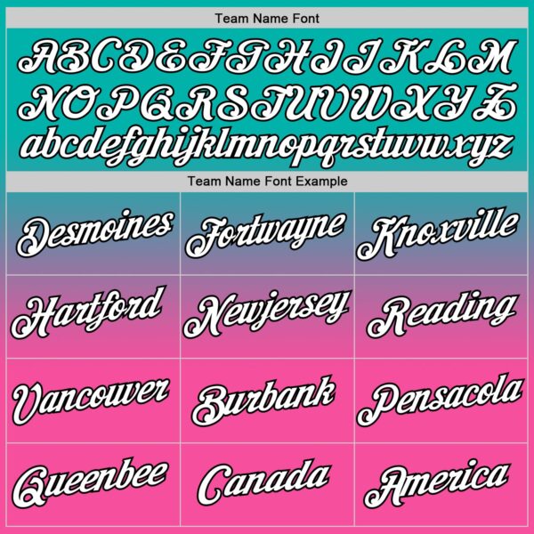 Custom Aqua Pink-Black Fade Fashion Performance T-Shirt