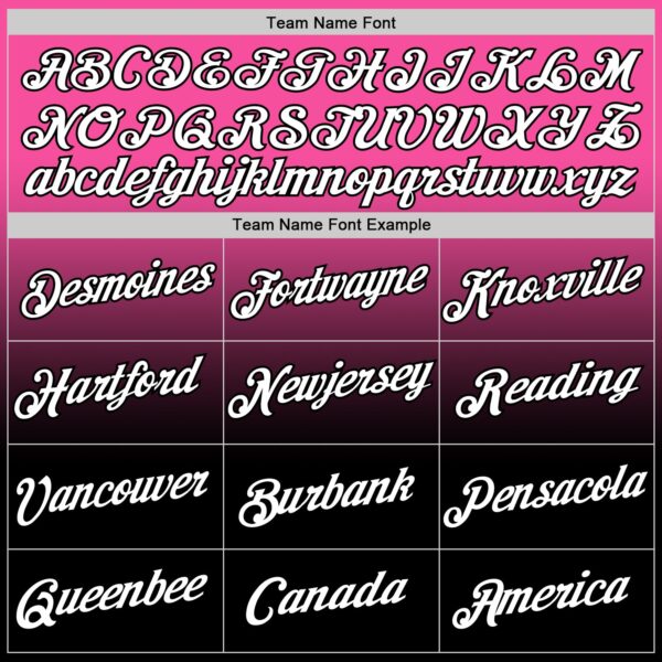 Custom Pink White-Black Fade Fashion Performance T-Shirt