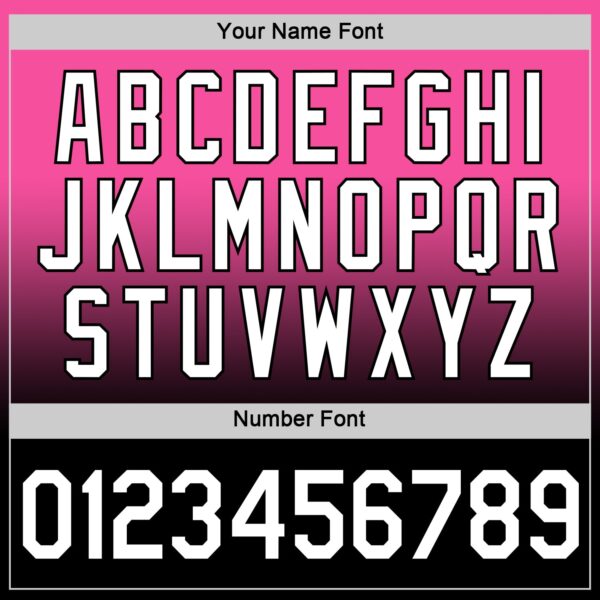 Custom Pink White-Black Fade Fashion Performance T-Shirt