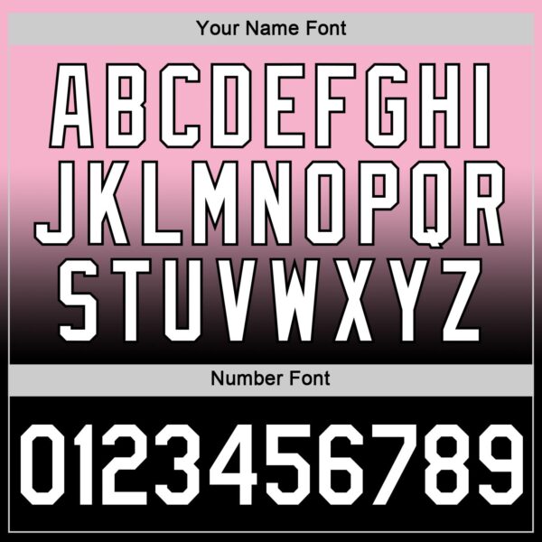 Custom Light Pink White-Black Fade Fashion Performance T-Shirt