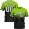 FadeFashion0927 Custom Neon Green White-Black Fade Fashion Performance T-Shirt