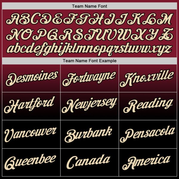 Custom Crimson Cream-Black Fade Fashion Performance T-Shirt