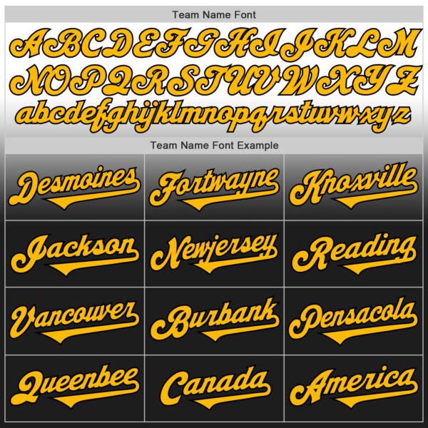 Custom White Gold-Black Authentic Fade Fashion Baseball Jersey