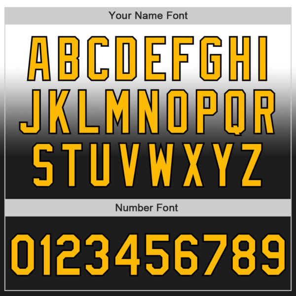 Custom White Gold-Black Authentic Fade Fashion Baseball Jersey